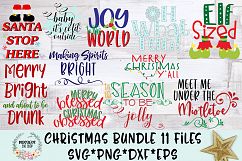 BIG Christmas Bundle 21 SVG Cut Files Product Image 2