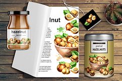 Hazelnuts.Watercolor bundle Product Image 7