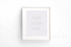 Styled Stock Photography, Frame Mockup set, vertical&amp;Horizontal white frames Product Image 1
