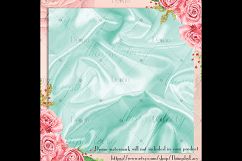 16 Emerald Luxury Silk Satin Cloth Texture Digital Papers Product Image 5