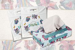 Christmas time PNG watercolor set Product Image 6