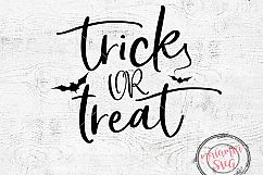 Trick Or Treat SVG Happy Halloween SVG File Bat Svg Product Image 1