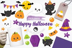 Happy Halloween  graphics and illustrations Product Image 1
