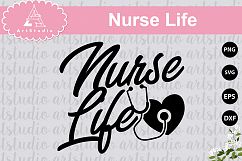 INSTANT DOWNLOAD! Nurse Life svg, Nursing Svg, Rna svg, Product Image 1
