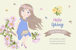 Hello Spring Illustration Set Product Image 1