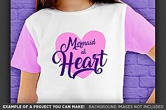 Mermaid at Heart SVG - Mermaid Shirt SVG File - 1061 Product Image 3