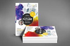 Electro Future Smoke Party Flyer Product Image 4