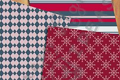 Christmas Digital Papers,, Winter Holidays Backgrounds Product Image 5