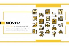 Mover Express Service Landing Header Vector Product Image 1