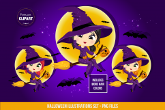 Halloween bundle, Halloween illustrations Product Image 16