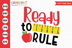 Ready to rule SVG, ruler svg, school svg, back to school svg Product Image 1