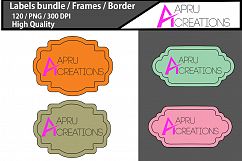 Label frames clipart / label high quality 120 / frames Product Image 2