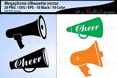 Megaphone vector silhouette svg, megaphone, megaphone vector Product Image 2