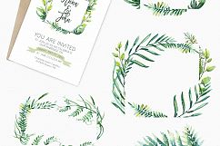 Watercolor Greenery Product Image 3
