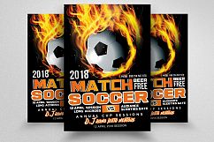 Soccer Match Flyer Template Product Image 1