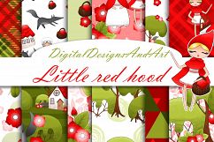 Little red riding hood pattern Product Image 1
