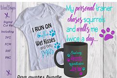 Dog quotes Bundle, Bundle quotes, Dog trainer svg, Dog quote svg, personal trainer svg, dog love svg, Product Image 1