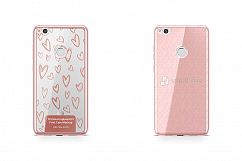 Huawei P8 Lite 2017 TPU Electroplated Case Design Mock-up Product Image 2