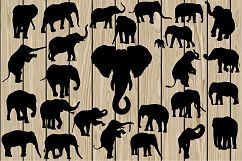 505 Animal Bundle Silhouette SVG, Vector, DXF, EPS, PNG. Product Image 9