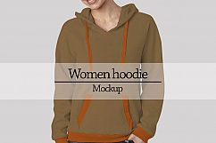 Women Hoodie Mockup Product Image 2