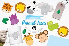 Animal Faces graphics and illustrations Product Image 1