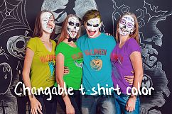 Halloween T-Shirt Mock-Up Product Image 8