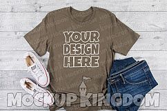 Unisex Crew Neck Shirt Mockup, Bella Canvas Mockup Product Image 1