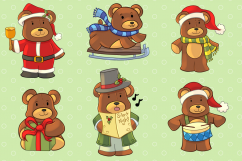 Beary Christmas Clip Art Collection Product Image 3