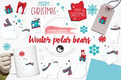 Winter Polar Bear graphics and illustrations Product Image 1