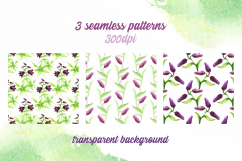 Wild flowers. Watercolor set. Product Image 4