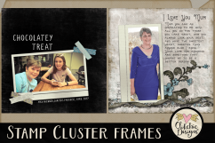 Stamp Frames - Stamp Cluster Frames Clipart Product Image 2