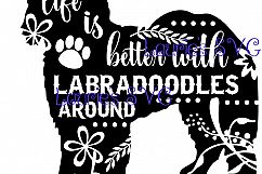 Life is better with LABRADOODLES SVG,EPS,DXF,PNG,JPG Product Image 1