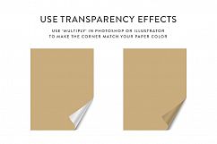 Curling Paper Corner Folds Set Product Image 10