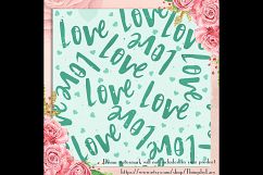 100 Seamless Love Pattern Digital Papers, Valentine Wedding Product Image 2