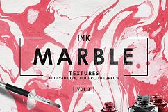 Only Ink &amp; Marble Backgrounds Bundle Product Image 24