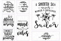 Inspirational Quote SVG Cut File Bundle Product Image 4