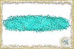 Teal Aqua Glitter Brush Strokes 24 PNG Aquamarine clipart Splashes  Product Image 21