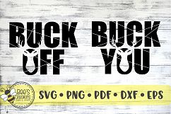 Buck You &amp; Buck Off SVG Product Image 1
