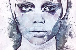 Watercolor Portrait Photo Template Product Image 8
