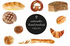 Watercolor bread  Product Image 2