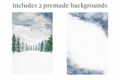 Winter Watercolor Set Product Image 6