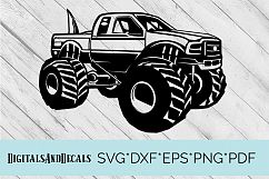 Big Foot Monster Truck  SVG Cutting File  Product Image 1