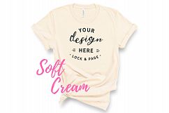 Bella Canvas 3001 T-Shirt Mockup Bundle All Colors On White Product Image 7