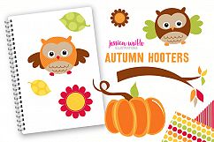 Autumn Hooters Clipart Graphics Collection Product Image 2