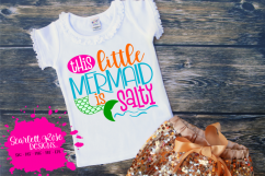 This Little Mermaid is Salty SVG Product Image 1