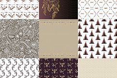 Boho Digital Papers pack, feather and arrow digital paper Product Image 2