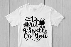 I Put A Spell On You - Halloween SVG EPS DXF PNG Cut Files Product Image 2