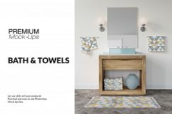 Bath &amp; Towels Mockup Set Product Image 1