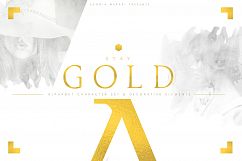 STAY GOLD - Luxurious Alphabet Set Product Image 1