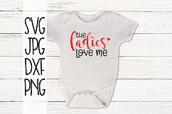 The ladies love me, Valentine's day, SVG Product Image 1